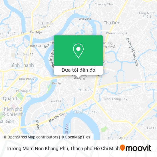 Bản đồ Trường Mầm Non Khang Phú