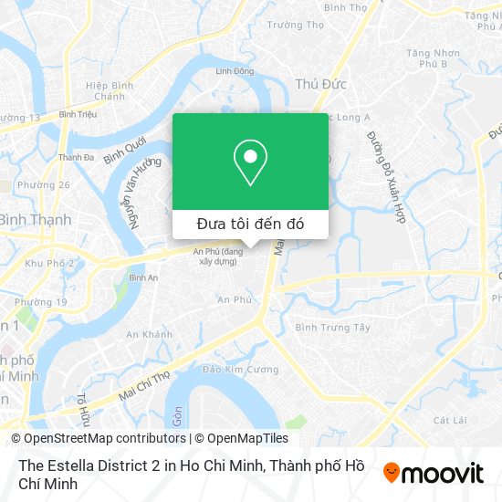 Bản đồ The Estella District 2 in Ho Chi Minh