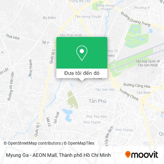 Bản đồ Myung Ga - AEON Mall