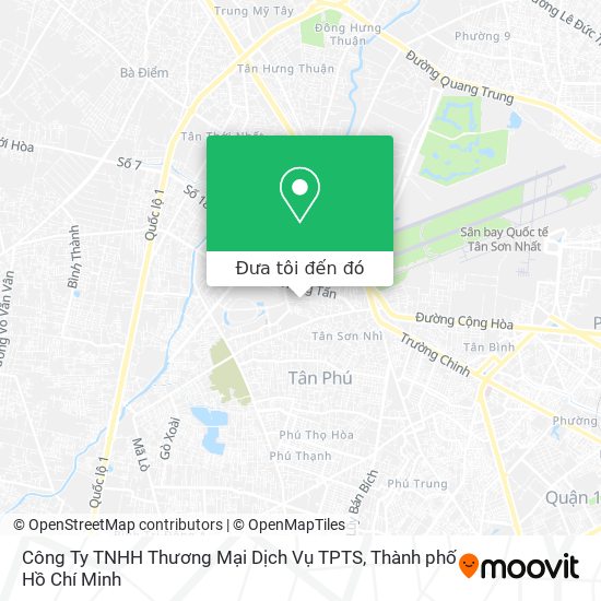 Bản đồ Công Ty TNHH Thương Mại Dịch Vụ TPTS