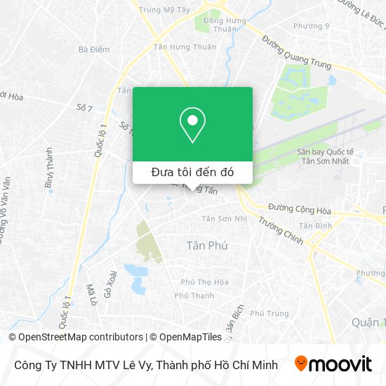 Bản đồ Công Ty TNHH MTV Lê Vy