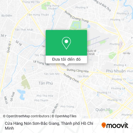 Bản đồ Cửa Hàng Nón Sơn-Bắc Giang