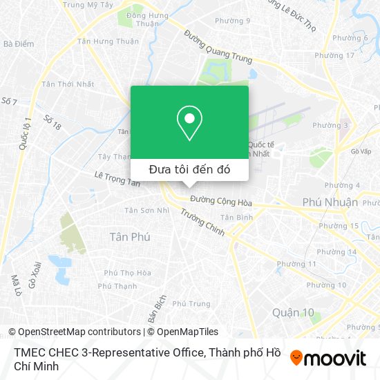 Bản đồ TMEC CHEC 3-Representative Office