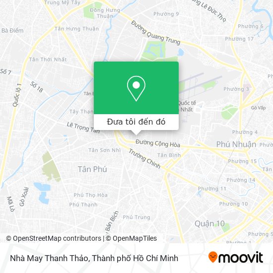 Bản đồ Nhà May Thanh Thảo