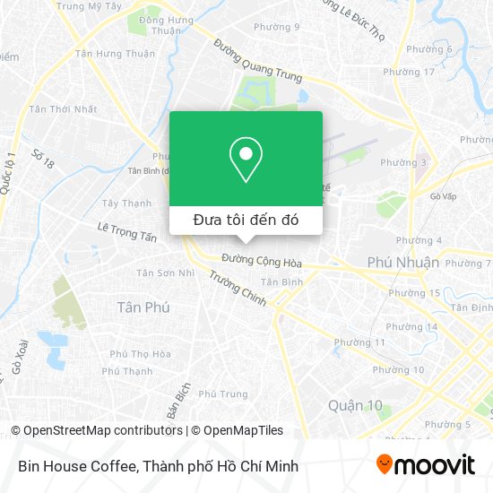 Bản đồ Bin House Coffee
