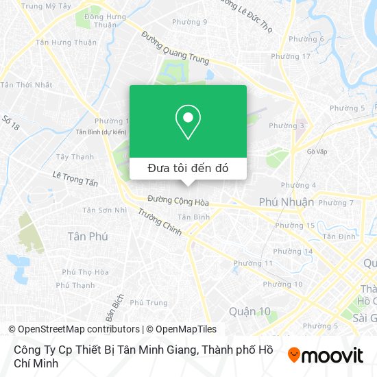 Bản đồ Công Ty Cp Thiết Bị Tân Minh Giang