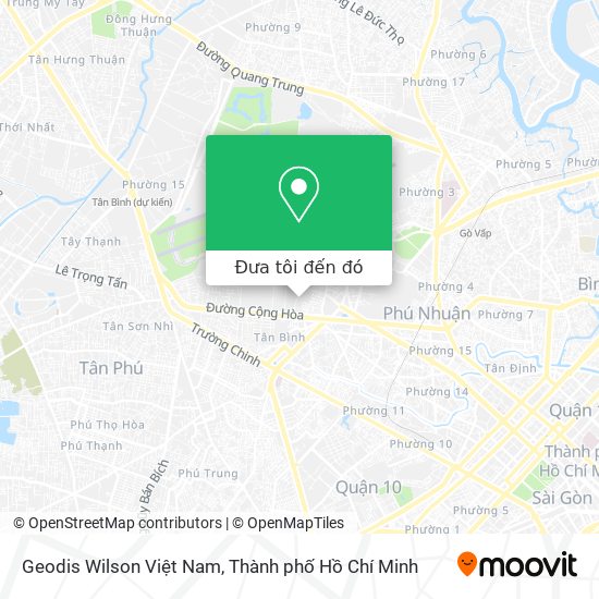 Bản đồ Geodis Wilson Việt Nam