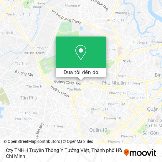Bản đồ Cty TNHH Truyền Thông Ý Tưởng Việt