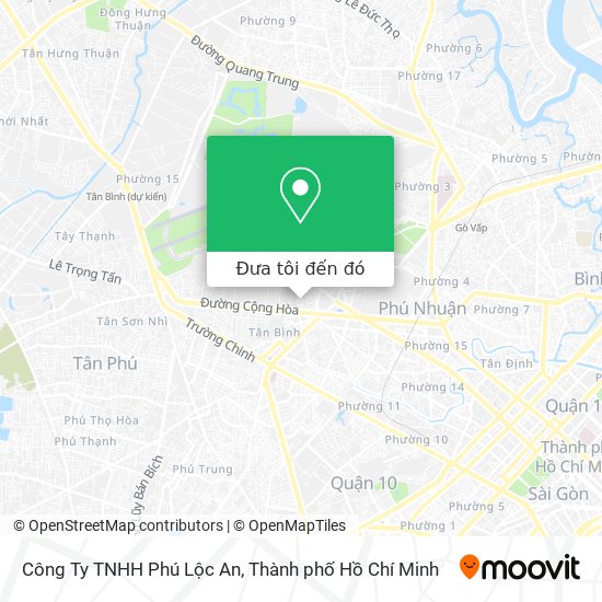 Bản đồ Công Ty TNHH Phú Lộc An