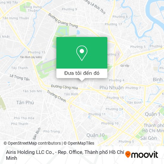 Bản đồ Airis Holding LLC Co., - Rep. Office