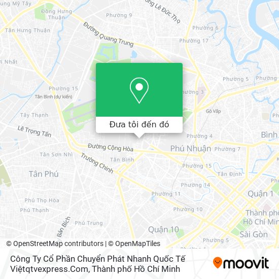 Bản đồ Công Ty Cổ Phần Chuyển Phát Nhanh Quốc Tế Việtqtvexpress.Com