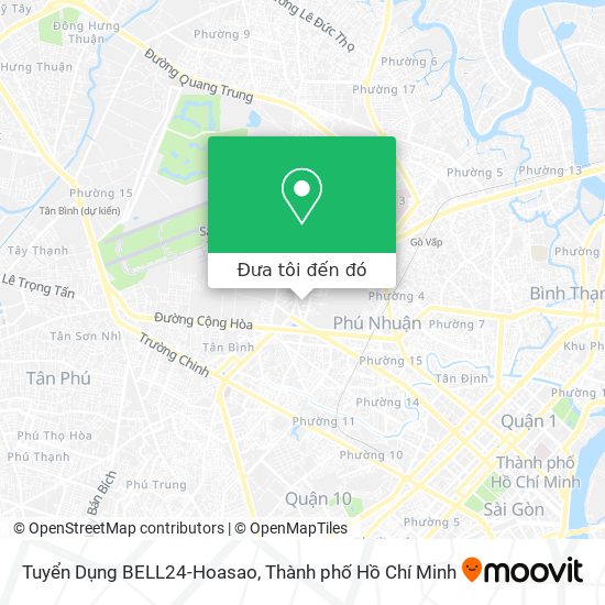 Bản đồ Tuyển Dụng BELL24-Hoasao
