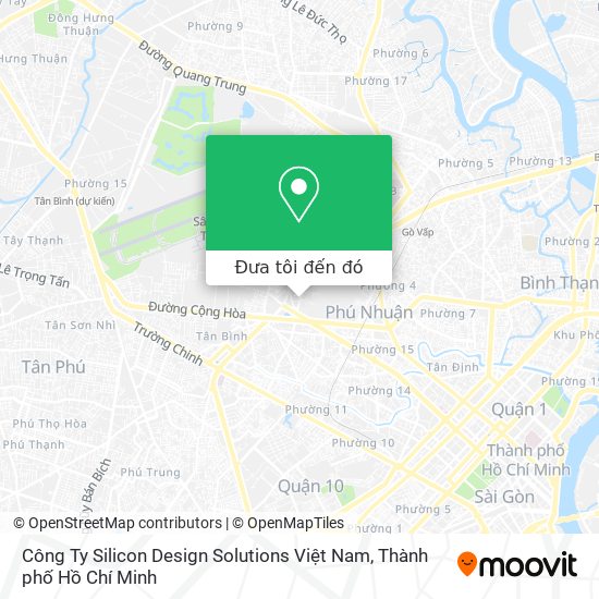 Bản đồ Công Ty Silicon Design Solutions Việt Nam