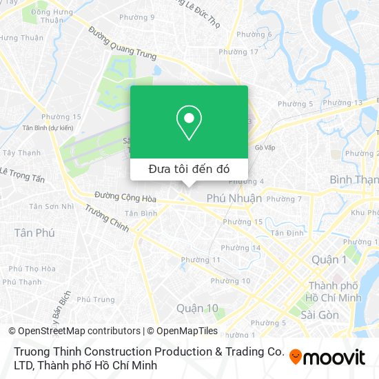 Bản đồ Truong Thinh Construction Production & Trading Co. LTD