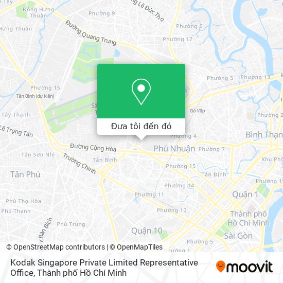 Bản đồ Kodak Singapore Private Limited Representative Office