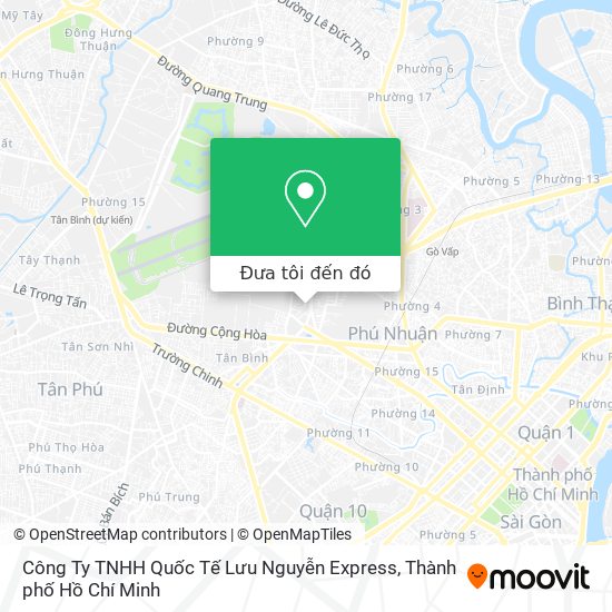 Bản đồ Công Ty TNHH Quốc Tế Lưu Nguyễn Express