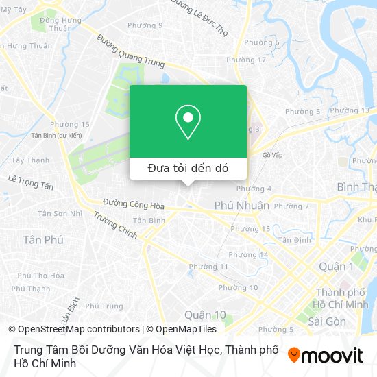 Bản đồ Trung Tâm Bồi Dưỡng Văn Hóa Việt Học