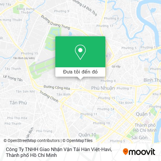 Bản đồ Công Ty TNHH Giao Nhận Vận Tải Hàn Việt-Havi