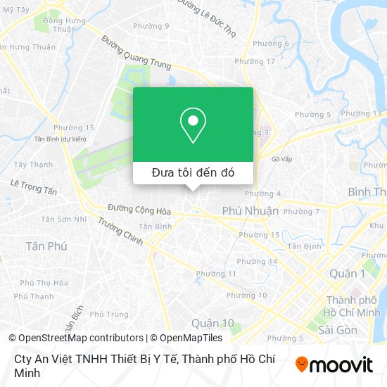 Bản đồ Cty An Việt TNHH Thiết Bị Y Tế