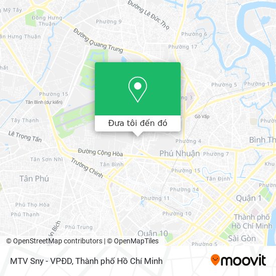 Bản đồ MTV Sny - VPĐD