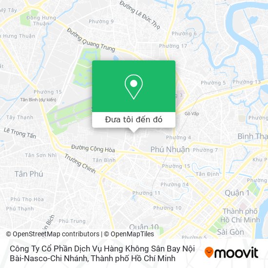Bản đồ Công Ty Cổ Phần Dịch Vụ Hàng Không Sân Bay Nội Bài-Nasco-Chi Nhánh