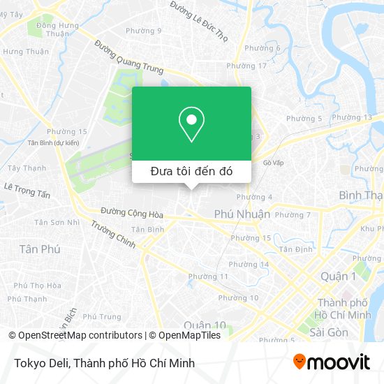 Bản đồ Tokyo Deli