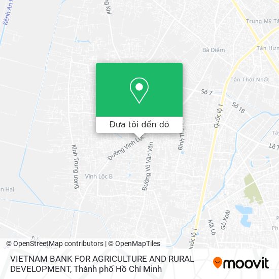 Bản đồ VIETNAM BANK FOR AGRICULTURE AND RURAL DEVELOPMENT