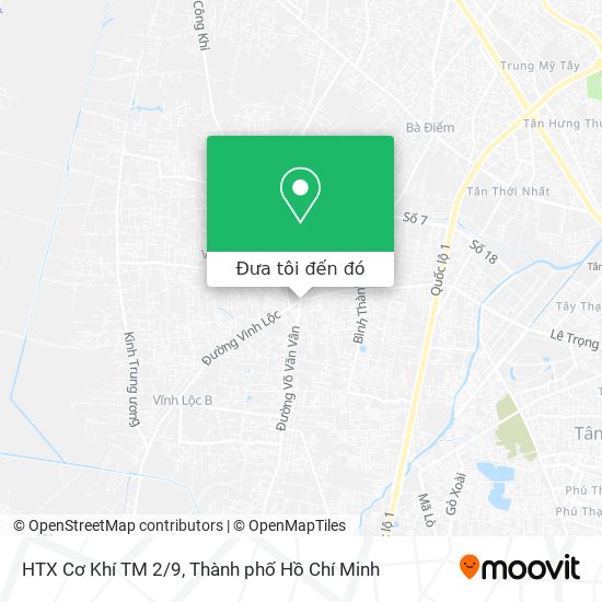 Bản đồ HTX Cơ Khí TM 2/9