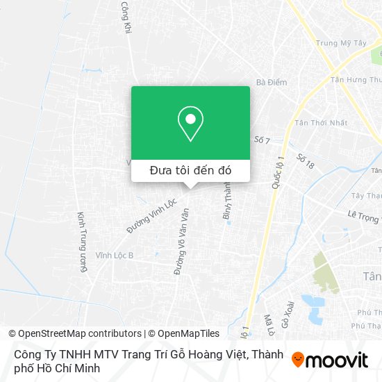 Bản đồ Công Ty TNHH MTV Trang Trí Gỗ Hoàng Việt