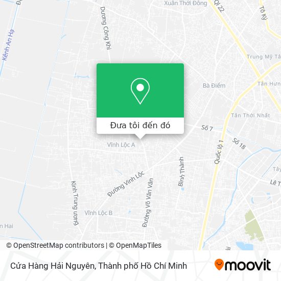 Bản đồ Cửa Hàng Hải Nguyên