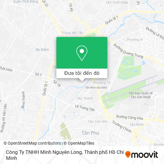 Bản đồ Công Ty TNHH Minh Nguyên Long