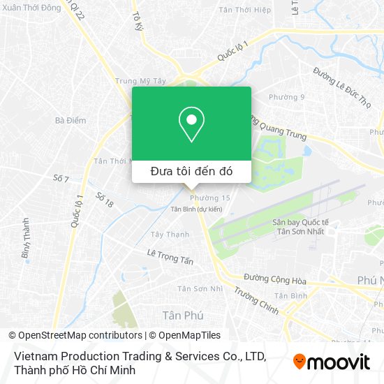 Bản đồ Vietnam Production Trading & Services Co., LTD