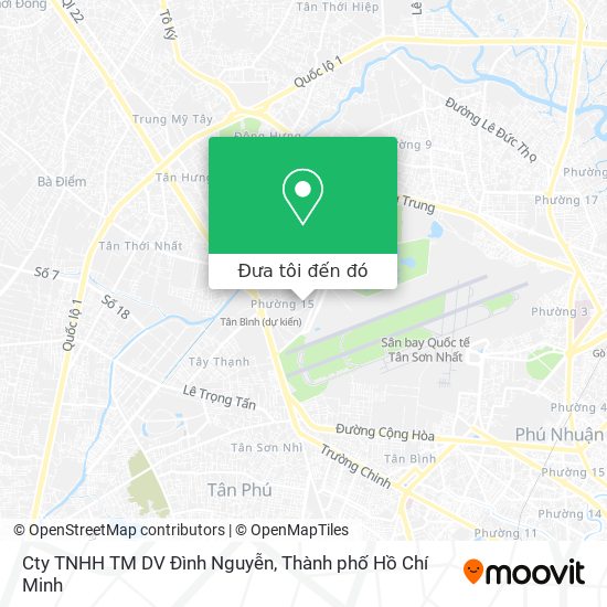 Bản đồ Cty TNHH TM DV Đình Nguyễn