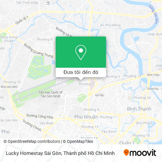 Bản đồ Lucky Homestay Sài Gòn