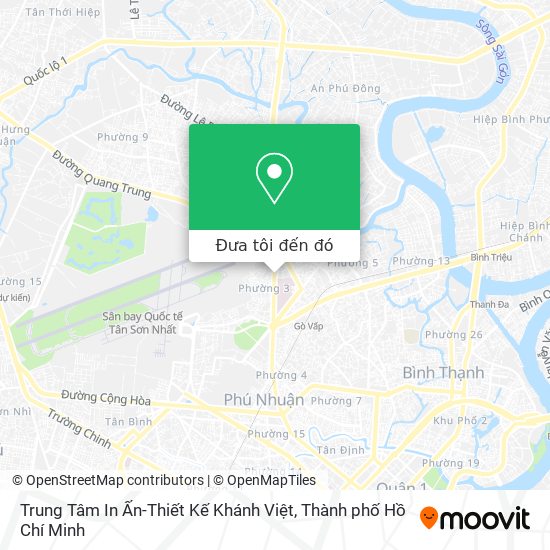 Bản đồ Trung Tâm In Ấn-Thiết Kế Khánh Việt