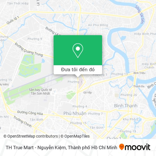 Bản đồ TH True Mart - Nguyễn Kiệm