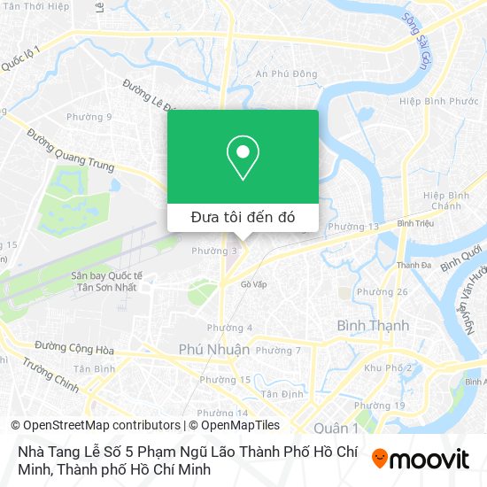 Bản đồ Nhà Tang Lễ Số 5 Phạm Ngũ Lão Thành Phố Hồ Chí Minh