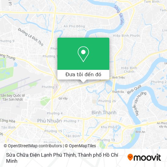 Bản đồ Sửa Chữa Điện Lạnh Phú Thịnh