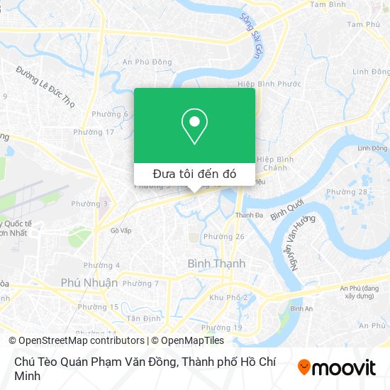 Bản đồ Chú Tèo Quán Phạm Văn Đồng