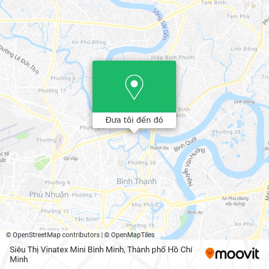 Bản đồ Siêu Thị Vinatex Mini Bình Minh