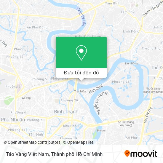 Bản đồ Táo Vàng Việt Nam