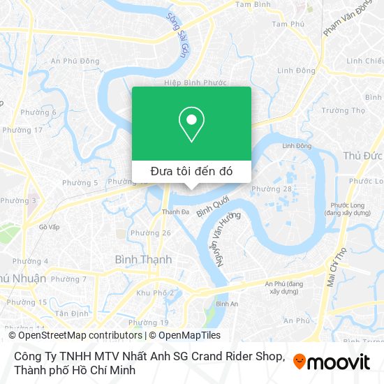 Bản đồ Công Ty TNHH MTV Nhất Anh SG Crand Rider Shop