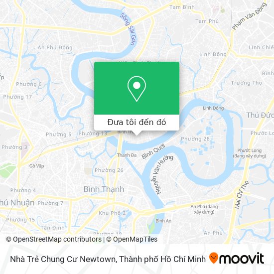 Bản đồ Nhà Trẻ Chung Cư Newtown