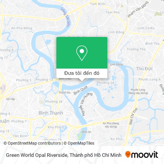 Bản đồ Green World Opal Riverside