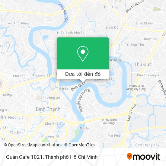 Bản đồ Quán Cafe 1021