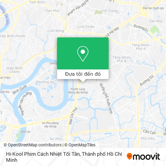 Bản đồ Hi-Kool Phim Cách Nhiệt Tối Tân