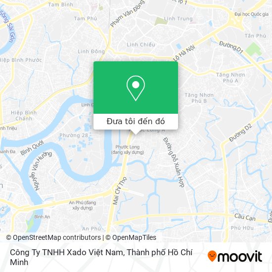 Bản đồ Công Ty TNHH Xado Việt Nam