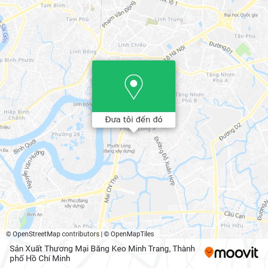 Bản đồ Sản Xuất Thương Mại Băng Keo Minh Trang