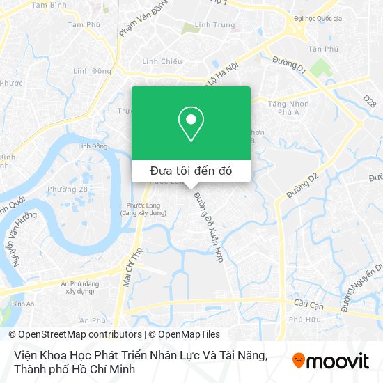 Bản đồ Viện Khoa Học Phát Triển Nhân Lực Và Tài Năng