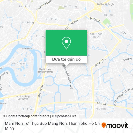 Bản đồ Mầm Non Tư Thục Búp Măng Non